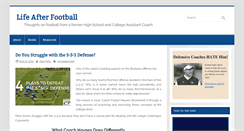 Desktop Screenshot of lifeafterfootballblog.com